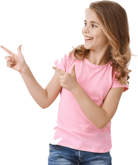 Girl showing Thumbs Up
